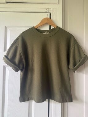 Madewell Olive Green Crewneck Sweatshirt